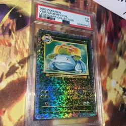 Pokemon Card Venusaur 18/110 Legendary Collection Reverse Holo PSA 7 NM - Image 2