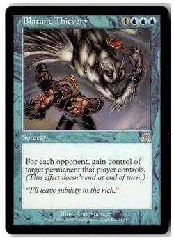 MTG Blatant Thievery - Onslaught Moderately Played English - Image 1