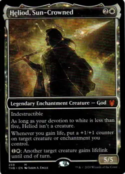 MTG: Theros Beyond Death: Showcase Heliod, Sun-Crowned: Lightly Played Condition - Image 1