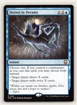 MTG NM Drown in Dreams 181 R Commander: Modern Horizons 3 - Image 1