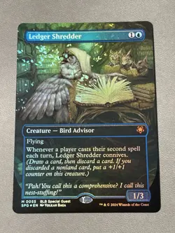 MTG - Ledger Shredder (Borderless) - Special Guests (SPG) - FOIL NM - Image 1