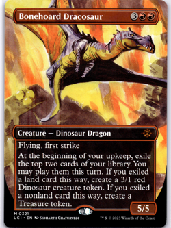 Bonehoard Dracosaur Borderless Regular NM MTG - Image 1