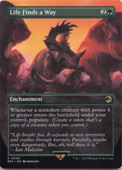 Life Finds a Way (Borderless) Lost Caverns Ixalan Regular Rare #5 NM MTG - Image 1