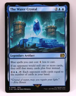 MTG The Water Crystal Final Fantasy Regular NM Un-Played - Image 1