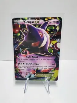 Gengar EX 34/119 Pokemon TCG XY Phantom Forces Ultra Rare Holo NM/Mint Fresh - Image 1