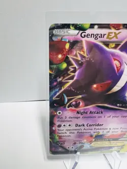 Gengar EX 34/119 Pokemon TCG XY Phantom Forces Ultra Rare Holo NM/Mint Fresh - Image 3