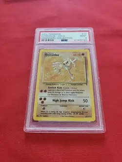 Pokemon: Hitmonlee #13 110 Holo Rare 2002 Legendary Collection - PSA 9 - B105 - Image 3
