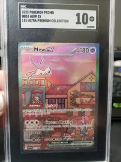 Pokemon Mew ex SGC 10 SVP 053 Pokemon 151 Ultra Premium Collection Promo - Image 1