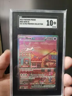 Pokemon Mew ex SGC 10 SVP 053 Pokemon 151 Ultra Premium Collection Promo - Image 2