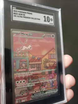 Pokemon Mew ex SGC 10 SVP 053 Pokemon 151 Ultra Premium Collection Promo - Image 3