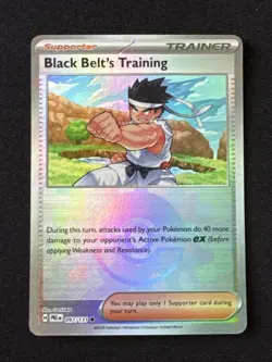 Black Belt's Training 97/131 PokeBall Prismatic Evolutions-Near Mint-Pokemon TCG - Image 1