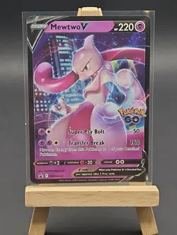 Pokemon TCG Mewtwo V SWSH Black Star Promos SWSH223 Holo Promo - Image 1
