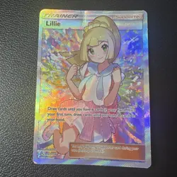 Pokemon Lillie Trainer 151/156 2018 TCG Ultra Prism Full Art LP/MP - Image 1