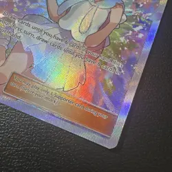 Pokemon Lillie Trainer 151/156 2018 TCG Ultra Prism Full Art LP/MP - Image 4