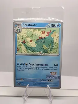 2024 Pokemon Illustration Contest SEALED! Feraligatr, Pikachu & Toxtricity EX - Image 1