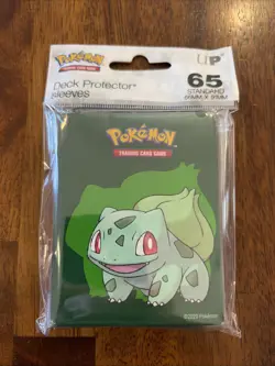 Bulbasaur 2020 POKEMON ULTRA PRO DECK PROTECTOR SLEEVES 65ct 15536 New - Image 1