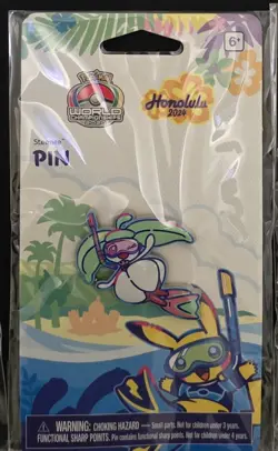 Pokemon World Championships Honolulu 2024 Steenee Pin - Image 1