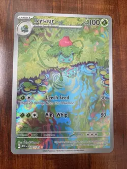 Ivysaur 2023 Pokemon TCG Scarlet & Violet 151 IR #167/165 - Image 1