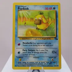 Pokemon TCG - Psyduck 53/62 Fossil Common WOTC 1999 - NM - Image 2