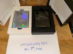 Yugioh Master Duel Card Sleeves White 100 ct AND Black 100 ct Brand New in Box - Image 1