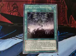 Yugioh World Legacy Monstrosity MP20-EN076 Secret Rare NM 1st Ed. - Image 1