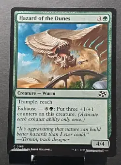 MTG 0165 HAZARD OF THE DUNES Creature Aetherdrift card?NM/MT - Image 1