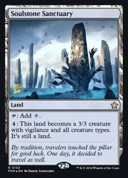 MTG Soulstone Sanctuary - Foil - Prerelease Promo, Prerelease & Release Promos, - Image 1