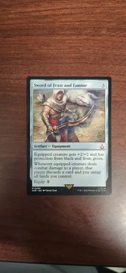 MTG Sword of Feast and Famine Universes Beyond: Assassin's Creed M/NM - Image 1