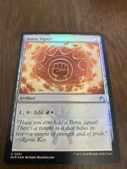 FOIL - MTG Boros Signet 251 - Ravnica Remastered - Image 1