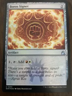 FOIL - MTG Boros Signet 251 - Ravnica Remastered - Image 2