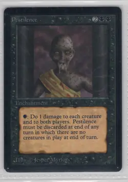 Pestilence - Beta - vintage Magic the Gathering MTG - ACTUAL CARD - US SELLER - Image 1