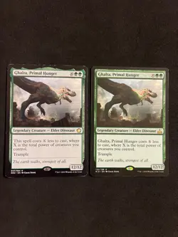 Ghalta, Primal Hunger x2 [Game Night/Rivals of Ixalan) Magic MTG Cards HP/MP - Image 1
