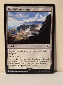 Myriad Landscape, From Fallout, Magic the Gathering, MTG, U0274 - Image 1