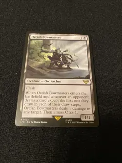Magic MTG LTR Orcish Bowmasters Regular Rare Card 0103 NM Condition English - Image 1