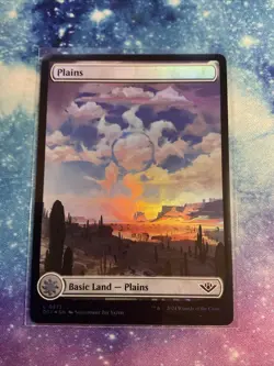 Plains 0272 *Full Art Basic Land* FOIL MtG x1 OTJ Outlaws of Thunder Junction - Image 1