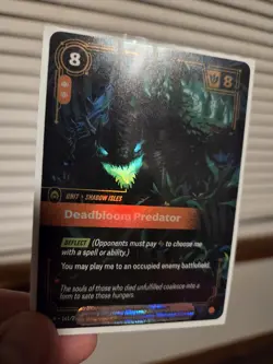 Riftbound Origins Deadbloom Predator Epic Foil 161/298 - Image 1