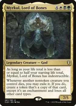 Myrkul, Lord of Bones Custom Commander Deck MTG Magic the Gathering - Image 1