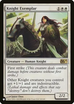 Knight Exemplar (Magic 2011) - The List - The List #20/249 MTG Magic The Gatheri - Image 1