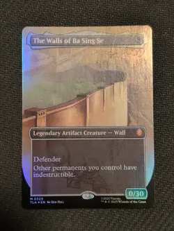 The Walls of Ba Sing Se (Borderless) (Foil NM) MTG Avatar: The Last Airbender - Image 1