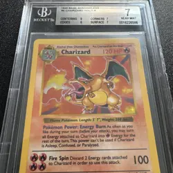 Charizard Shadowless Bgs 7 Near Mint 4/102 Pokemon Set Base Eng - Image 3