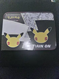 Pokemon 25th Anniversary Celebrations Sealed Collector’s Chest Lunch Box Tin - Image 2