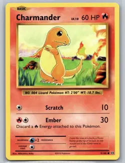 Pokemon TCG Charmander Evolutions 9/108 Regular Common - Image 1