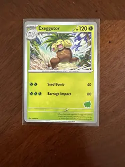 Exeggutor - Bulbasaur Stamped My First Battle Deck Promo Rare Pokemon Card - NM - Image 1
