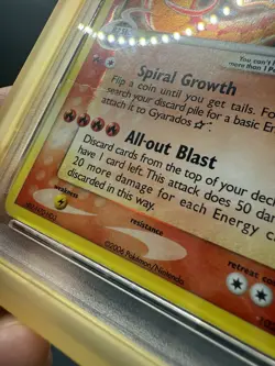 Pokemon Gyarados Gold Star EX Holon Phantoms Holo Rare #102 PSA 3 + Bumperboy - Image 5