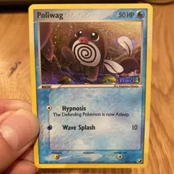 Poliwag 67/115 Reverse Holo EX Unseen Forces Pokemon Card - Image 1