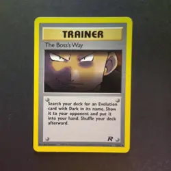 Pokemon Card WOTC: The Boss's Way 73/82 - Team Rocket - Image 1