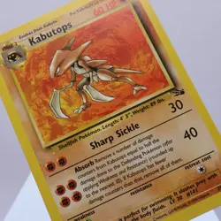 Pokemon TCG - Kabutops 24/62 Fossil Rare WOTC 1999 - EXC/NM - Image 1