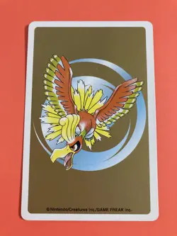 Quagsire pokemon Playing Poker Card Gold Ho-Oh Nintendo Japanese - Image 5