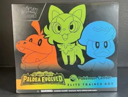 Pokemon Center Exclusive Paldea Evolved Elite Trainer Box Sealed ETB - Image 1