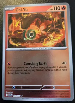 Chi-Yu 031/132 Reverse Holo Uncommon Mega Evolution Pokemon TCG - Image 1